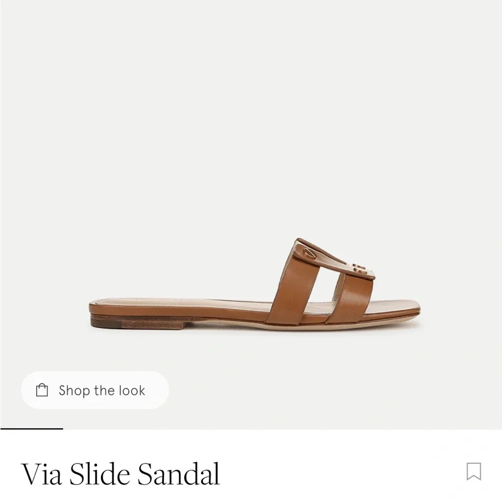 Veronica Beard Via Brown Slide Sandal Brand new size 8 - Picture 3 of 3